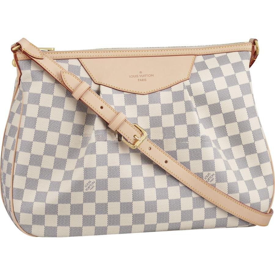 Fake Louis Vuitton Siracusa MM Damier Azur Canvas N41112 Online - Click Image to Close